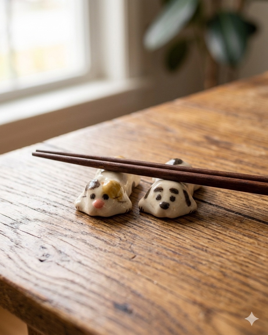 箸置きとして